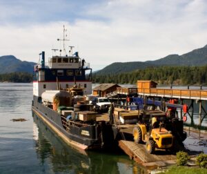 marine freight and equipment transportation